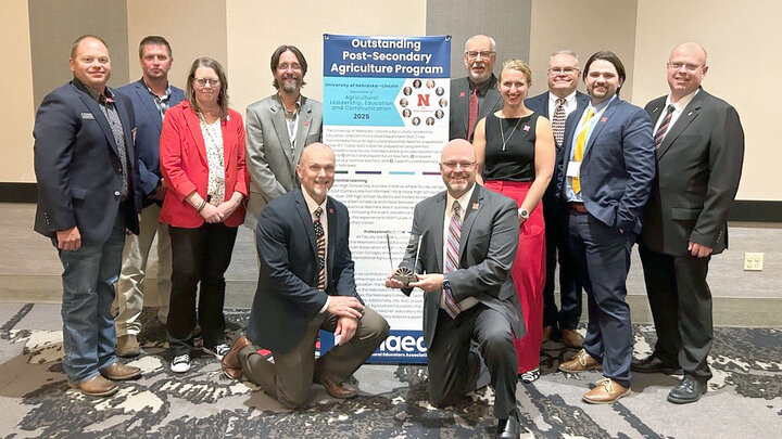 Picture of the Ag Ed option faculty