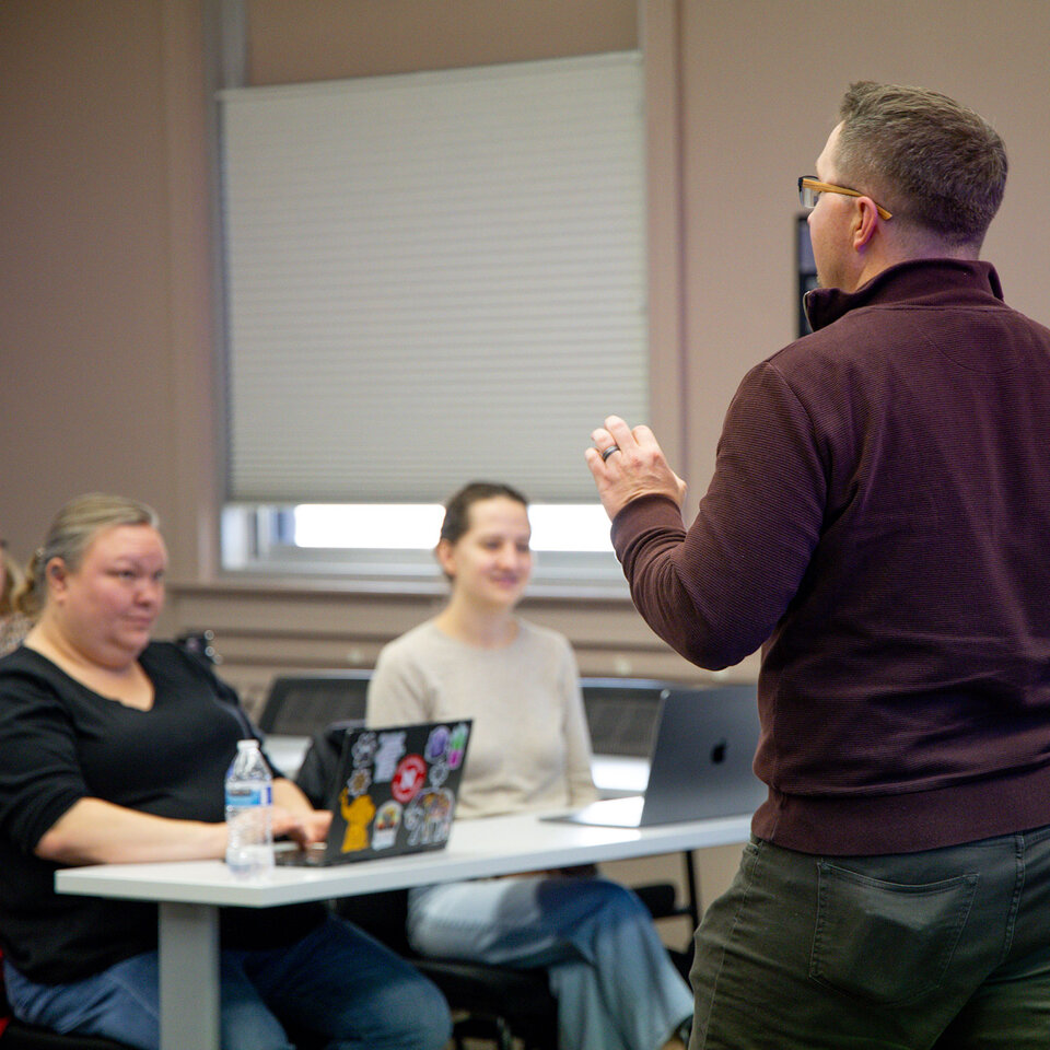 ALEC professor teaching in classroom